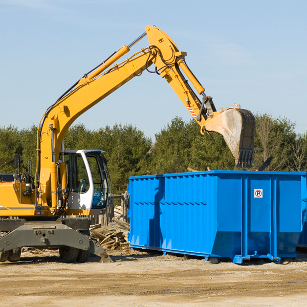 how many times can i have a residential dumpster rental emptied in Monroe County